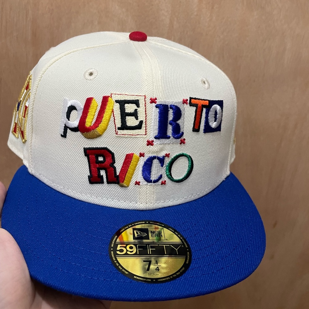 Myfitteds New York Yankees x Puerto Rico ransom note size 7 1/4 new era fitted
